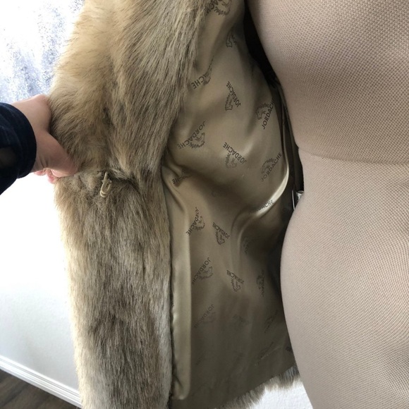 Vintage 80s Jordache Faux Fur Jacket 7/8 - Picture 9 of 11